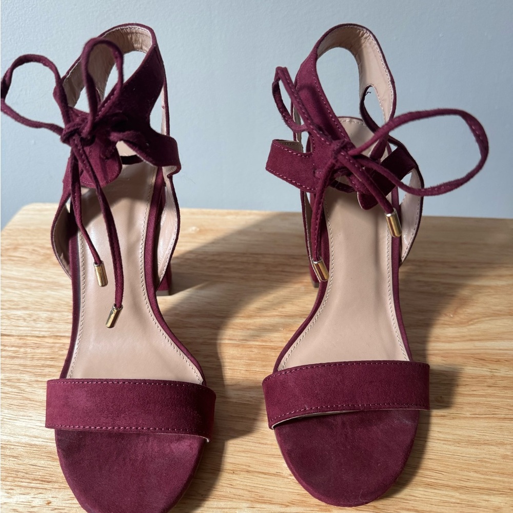 Elegant Burgundy Women's Sandals